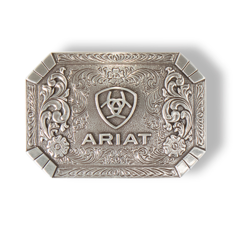 Ariat Ariat Rectangle Floral Buckle