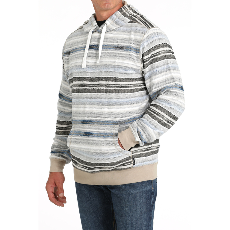 Cinch Cinch Pullover Hoodie - Blue/Grey/Tan