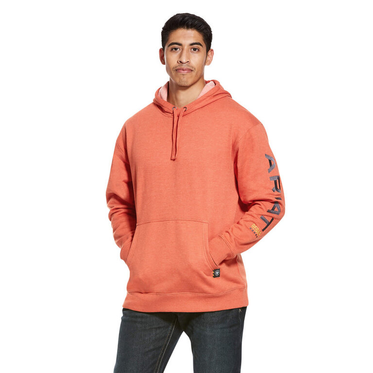 Ariat Ariat Rebar Graphic Hoodie - Volcanic Heather
