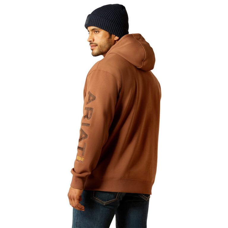 Ariat Ariat Rebar Graphic Hoodie - Coffee Bean