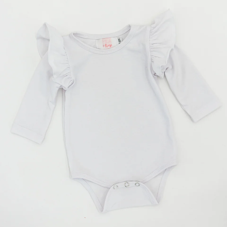 Mila & Rose Mila & Rose L/S Bodysuit - White