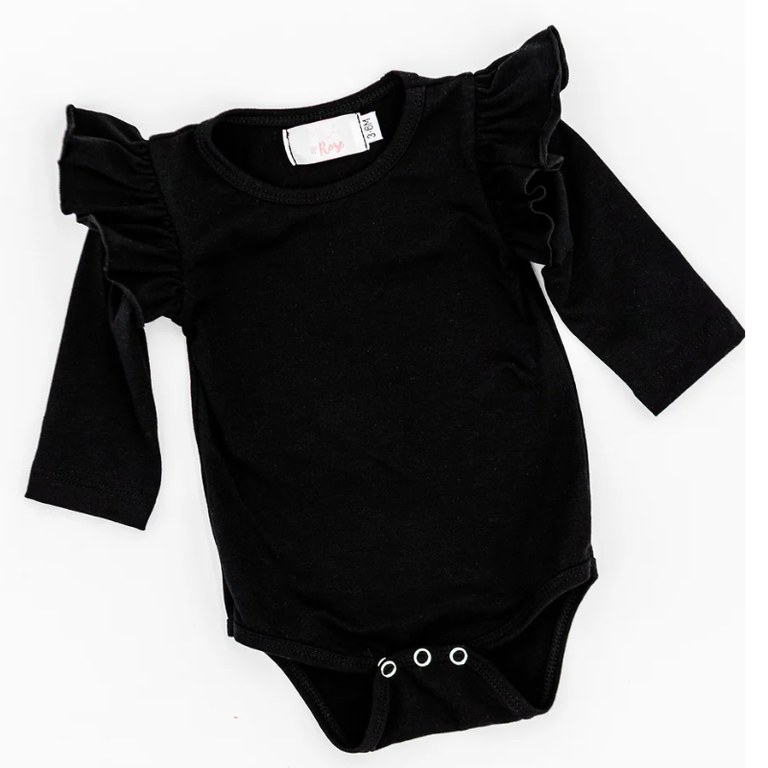 Mila & Rose Mila & Rose L/S Bodysuit - Black