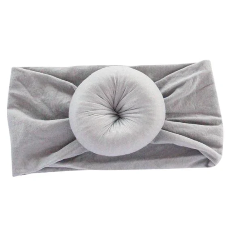 Mila & Rose Turban Headwrap - Gray