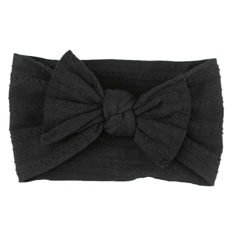 Mila & Rose Mila & Rose Cable Knit Headwrap - Black