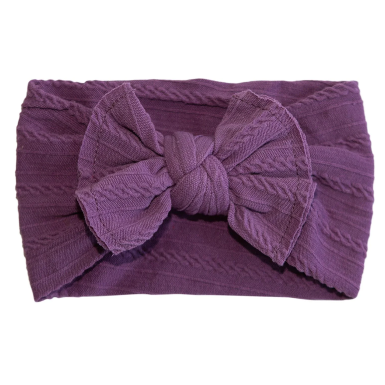 Mila & Rose Mila & Rose Cable Knit Headwrap - Sugar Plum