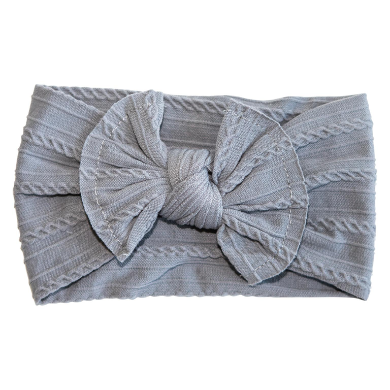 Mila & Rose Mila & Rose Cable Knit Headwrap - Gray