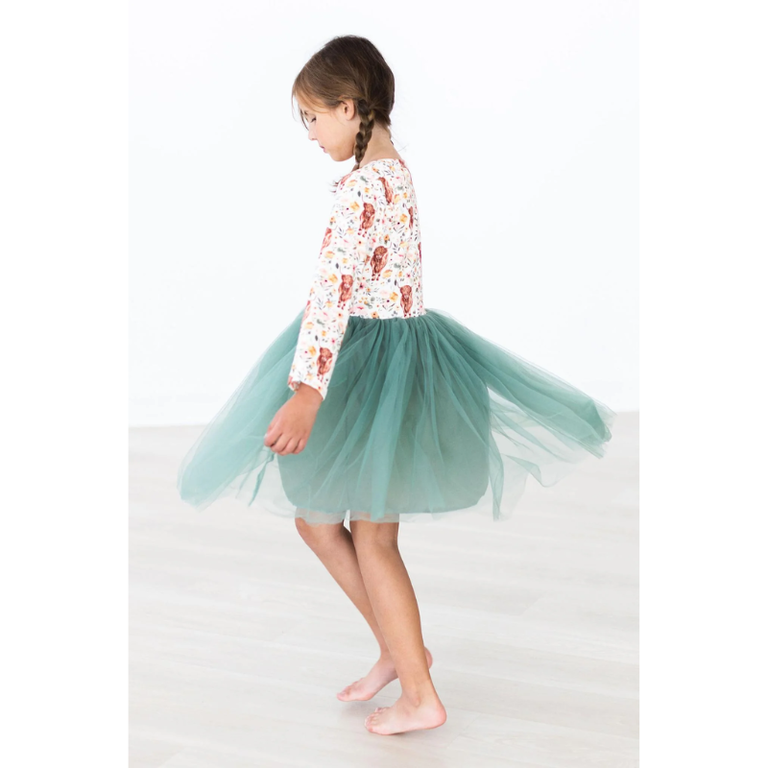 Mila & Rose Mila & Rose Florals On The Farm L/S Tutu Dress