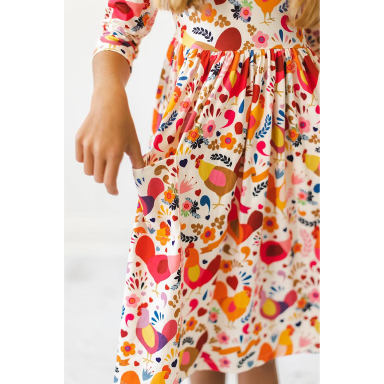 Mila & Rose Mila & Rose Little Red Hen Twirl Dress