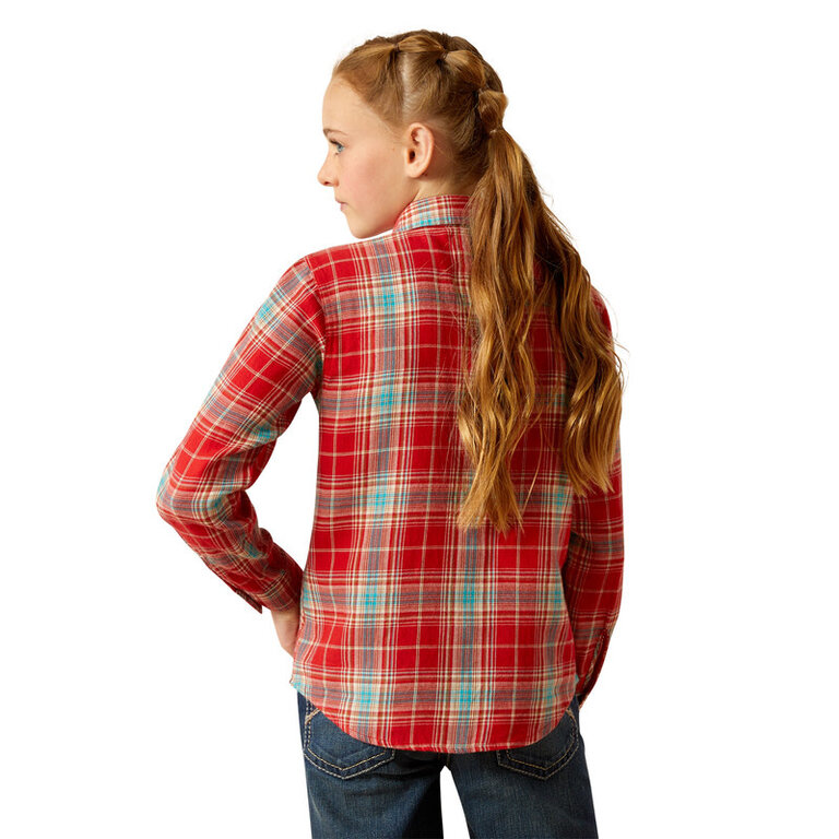 Ariat Ariat L/S Snap Shirt - Barn Plaid