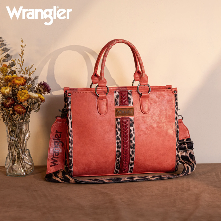 Wrangler Wrangler Whipstitch Small Tote/Crossbody - Coral