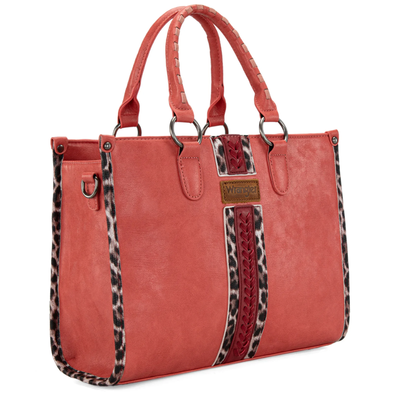 Wrangler Wrangler Whipstitch Small Tote/Crossbody - Coral