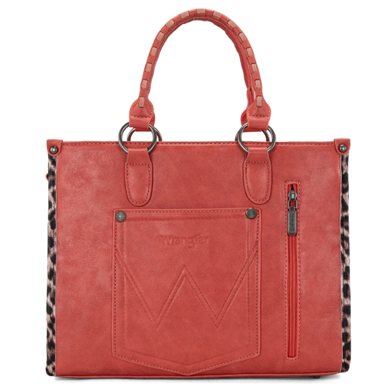 Wrangler Wrangler Whipstitch Small Tote/Crossbody - Coral