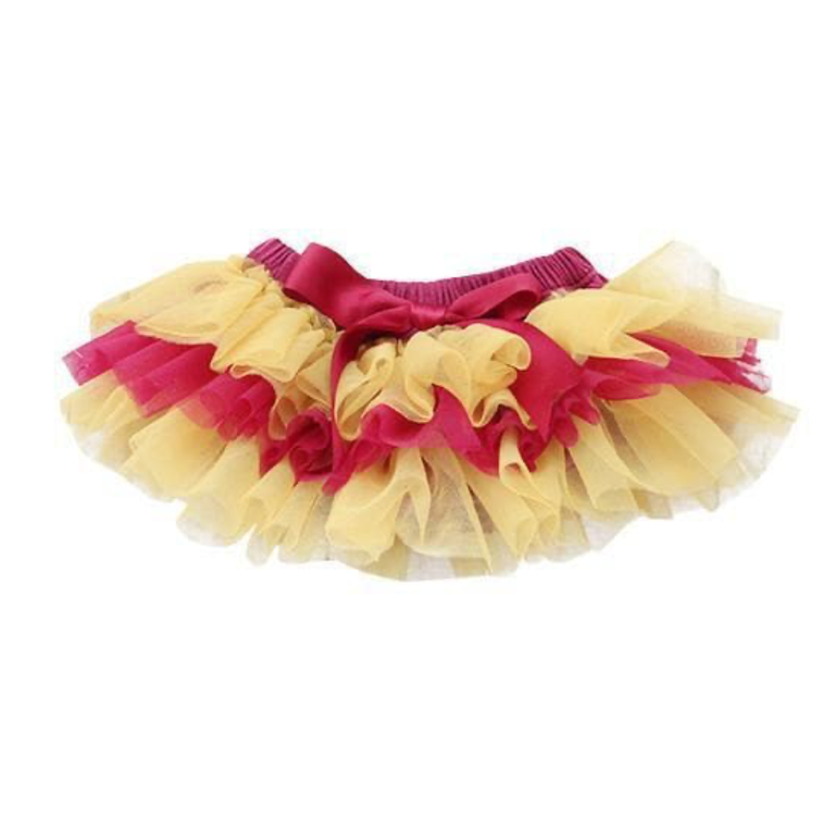 Mila & Rose Mila & Rose Tutu Bloomer - Maroon And Gold