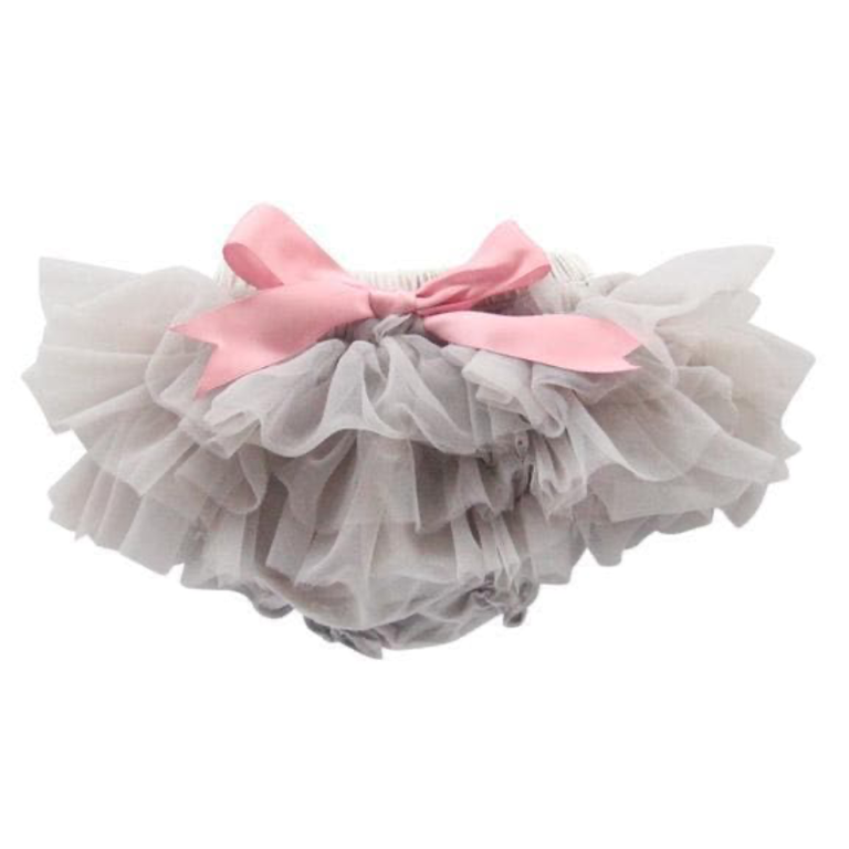 Mila & Rose Mila & Rose Tutu Bloomer - Grey And Vintage Pink