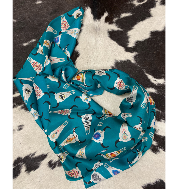 Austin Accent Austin Accent Wild Rag - Longhorn Skull
