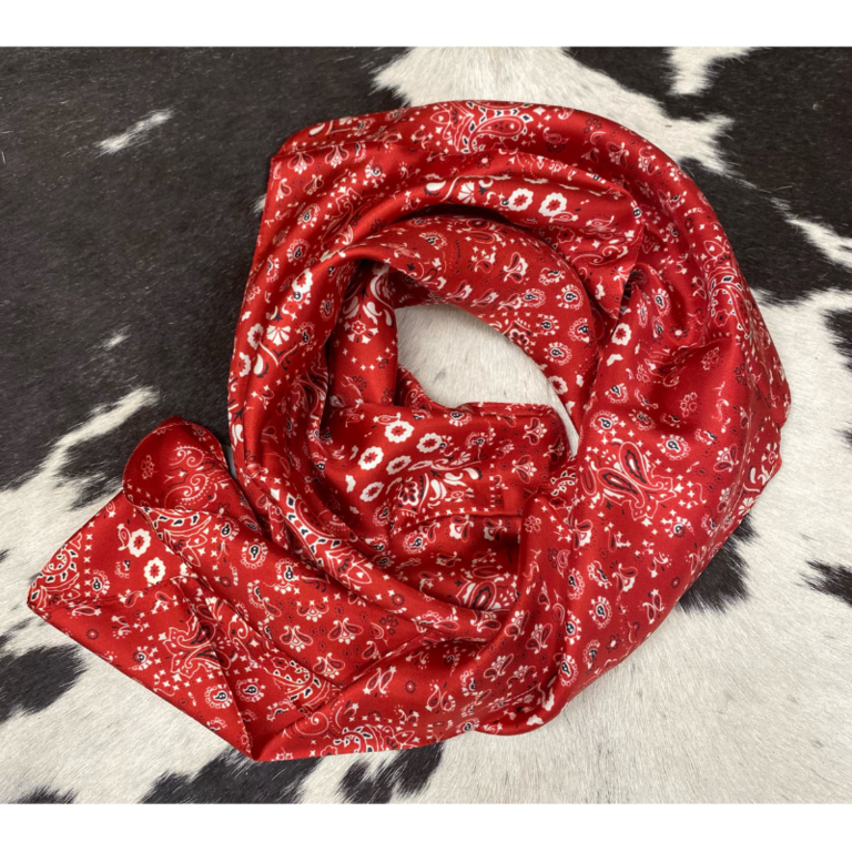 Austin Accent Austin Accent Wild Rag - Red Vintage