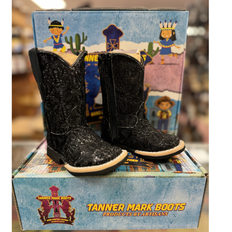 Tanner Mark Tanner Mark Black Shimmer Boot - Infant