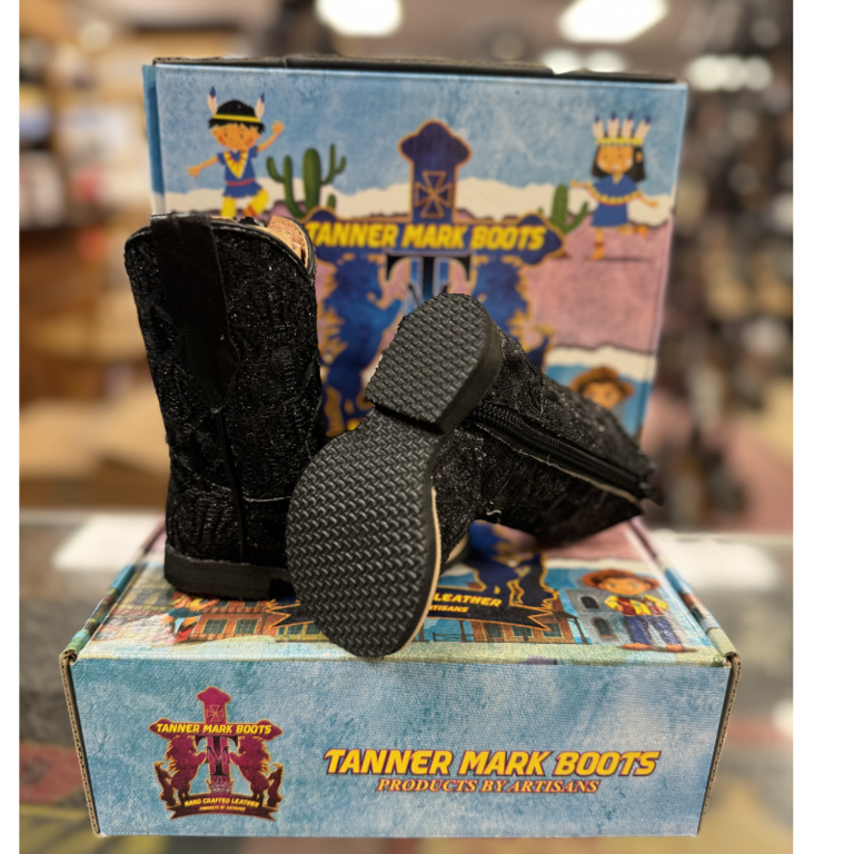 Tanner Mark Tanner Mark Black Shimmer Boot - Infant