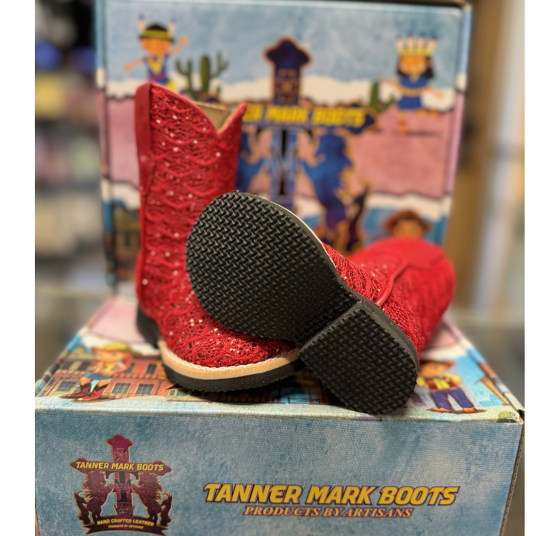 Tanner Mark Tanner Mark Red Shimmer Boot - Infant