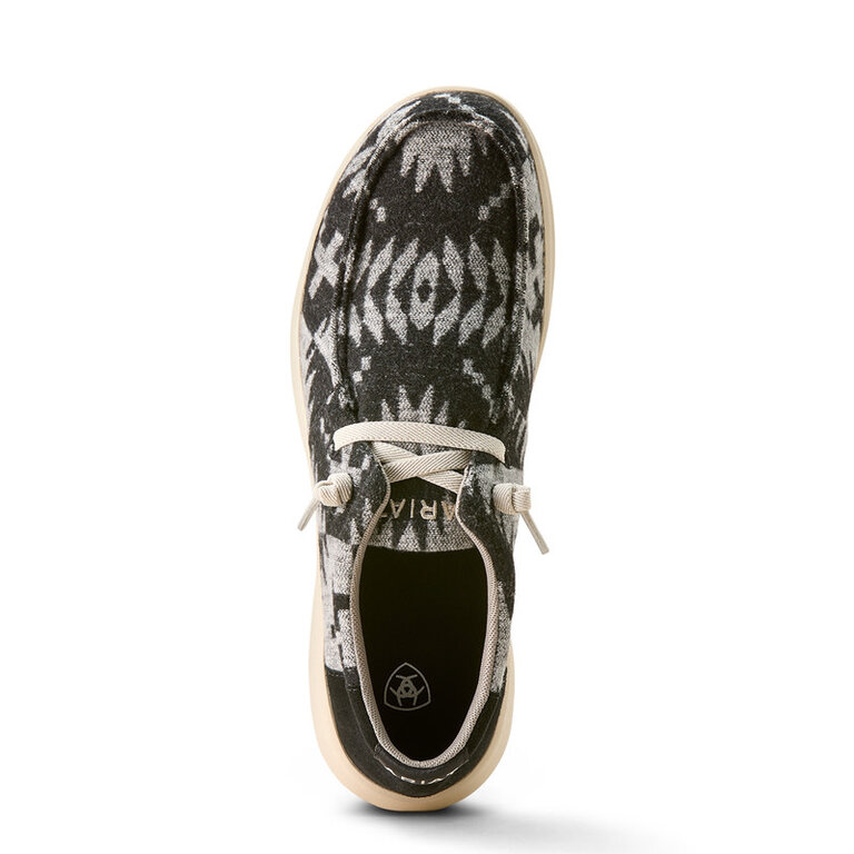 Ariat Ariat Flannel Blanket Hilo - Black And White