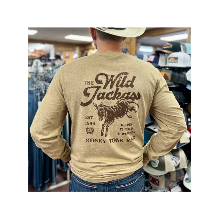 Cinch Cinch Wild Jackass L/S Tshirt - Khaki