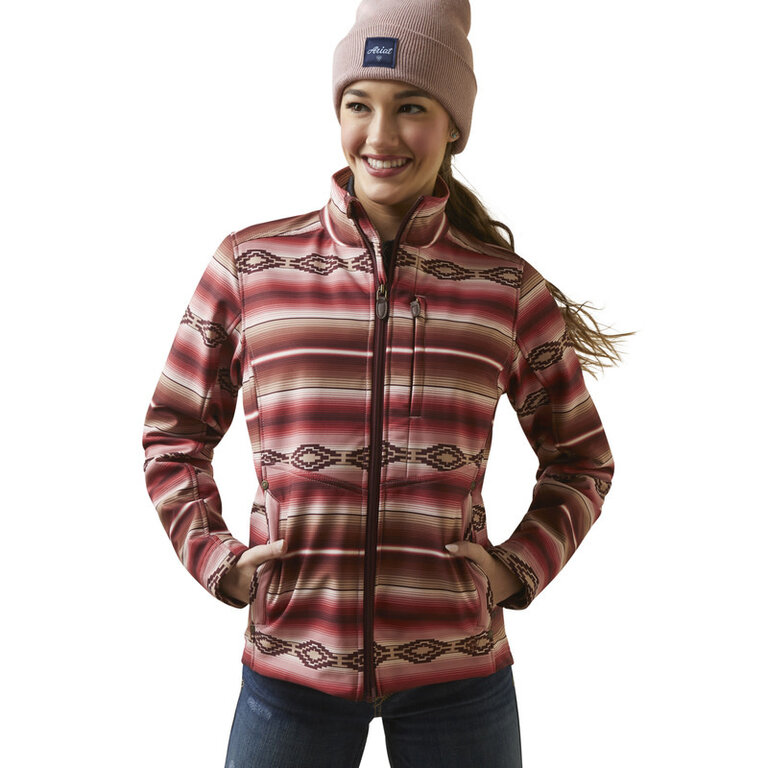 Ariat Ariat Soft Shell Jacket - Blushing Serpe