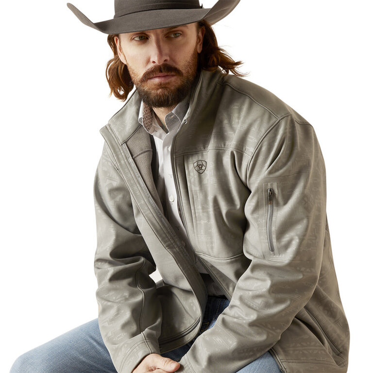 Ariat Ariat Vernon Softshell Jacket - Jetty Gray Embossed