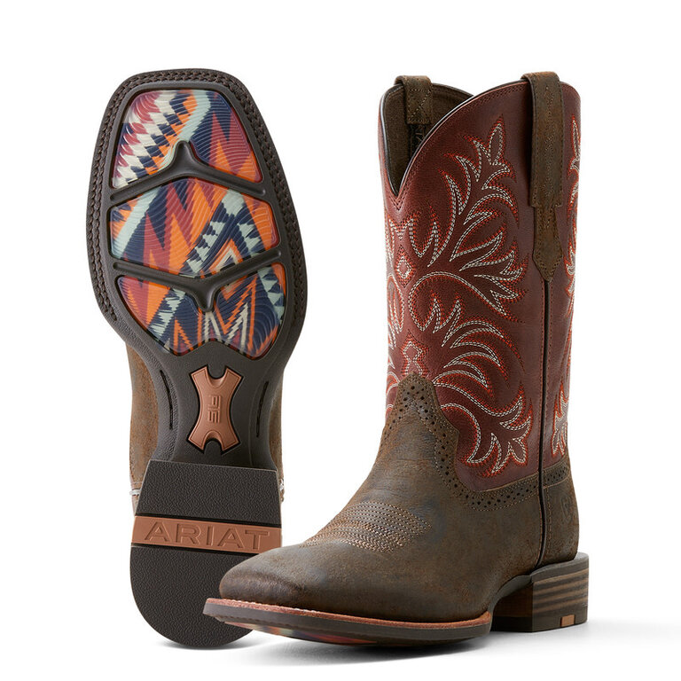 Ariat Ariat Oakwood Western Boot - Antique Grey