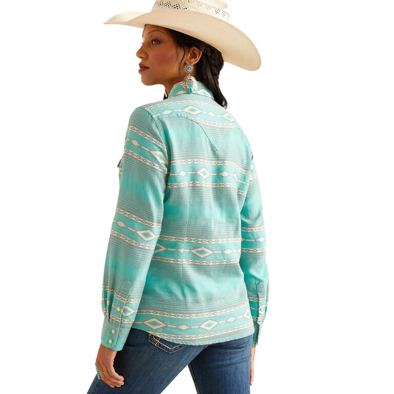 Ariat Ariat Jadeite L/S Snap Shirt - Jade