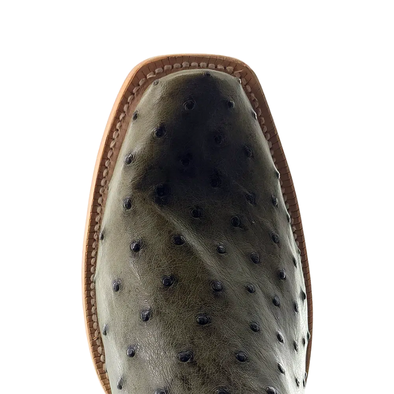 R Watson R. Watson Forrest Green Full Quill Ostrich Western Boot
