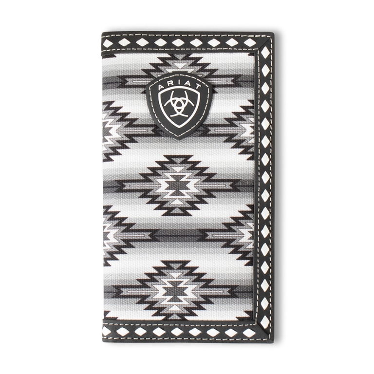 Ariat Ariat Diamond Lacing Southwestern Fabric Rodeo Wallet