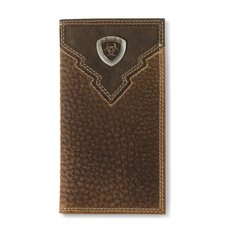 Ariat Ariat Overlay Shield Brown Rowdy Rodeo Wallet