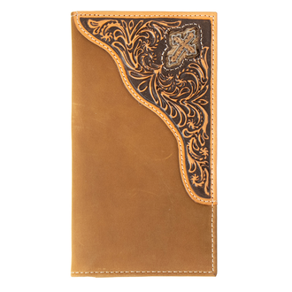 3D 3D Cross Concho Floral Embossing Rodeo Wallet