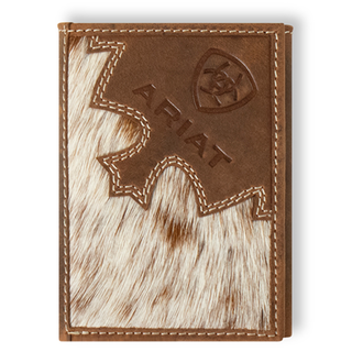 Ariat Ariat Brindle Calf Hair Trifold Wallet