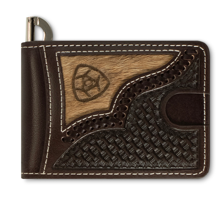 Ariat Ariat Calf Hair Overlay Bifold Money