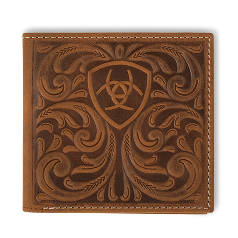 Ariat Ariat Scrolling Embossed Bifold Wallet