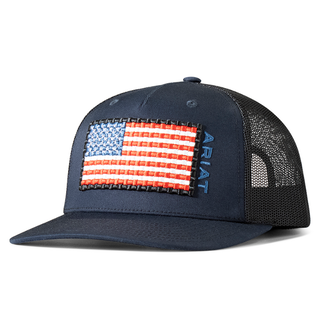 Ariat Ariat Basketweave American Flag Cap - Navy