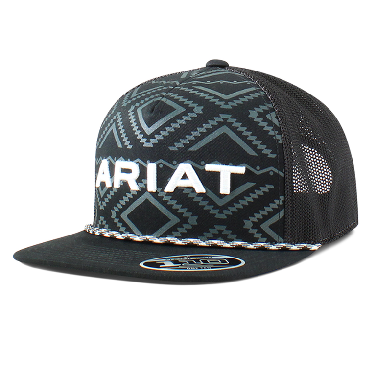 Ariat Ariat FlexFit Rope Cap - Black Aztec