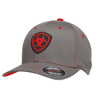 Ariat Ariat FlexFit Shield Logo Cap - Grey
