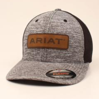 Ariat Ariat Leather Patch Cap - Black Heather