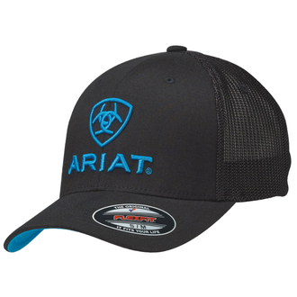 Ariat Ariat FlexFit Logo Cap - Black/Blue