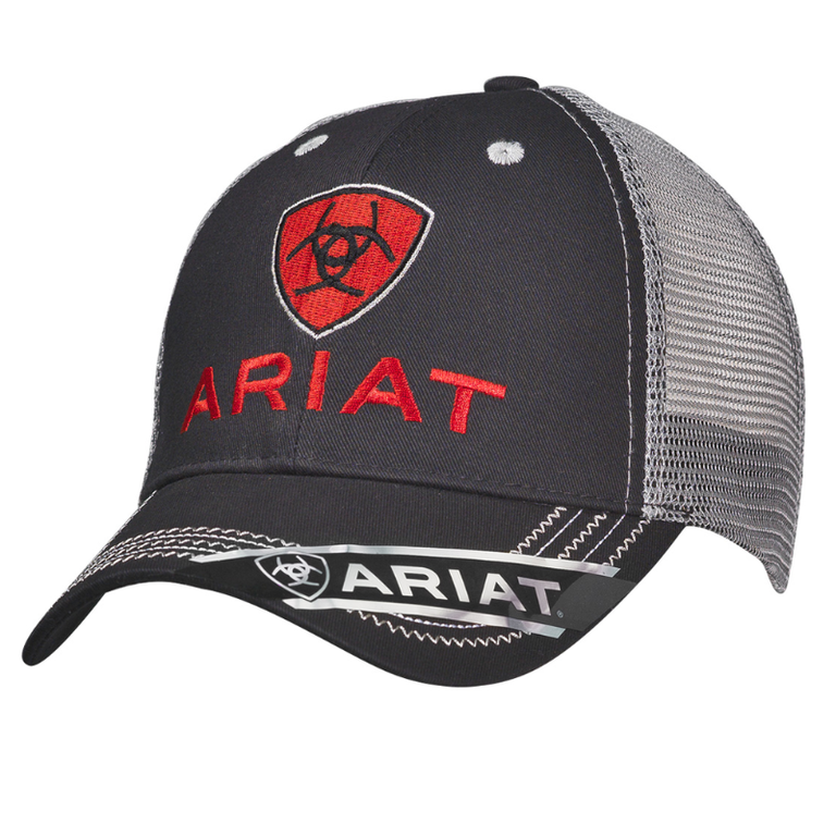 Ariat Ariat Shield Logo Cap - Black/Grey