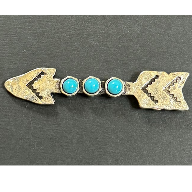 Austin Accent Austin Accent Turquoise Arrow Hat Pin