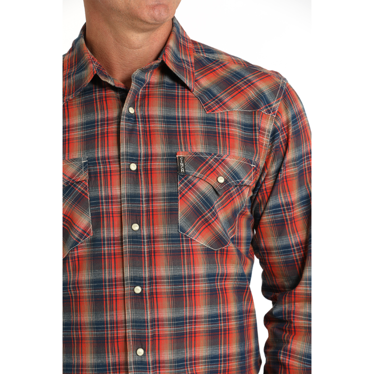 Cinch Cinch L/S Snap Modern Fit Plaid Shirt