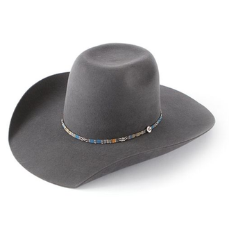 Resistol Hooey Silver Smoke Hat - Grey