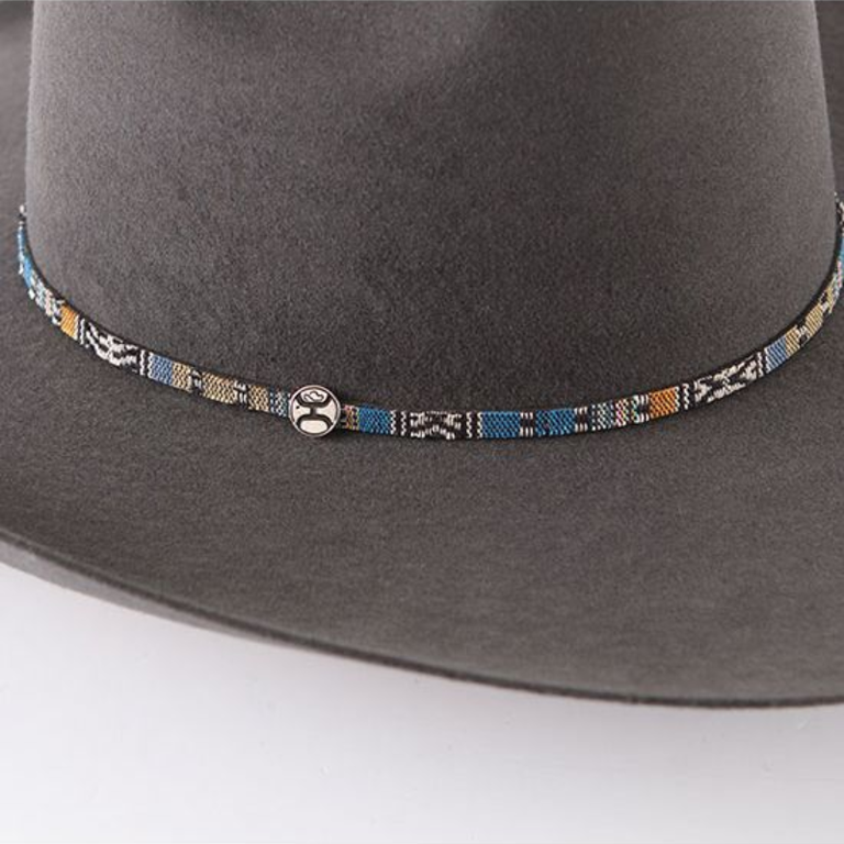 Resistol Hooey Silver Smoke Hat - Grey