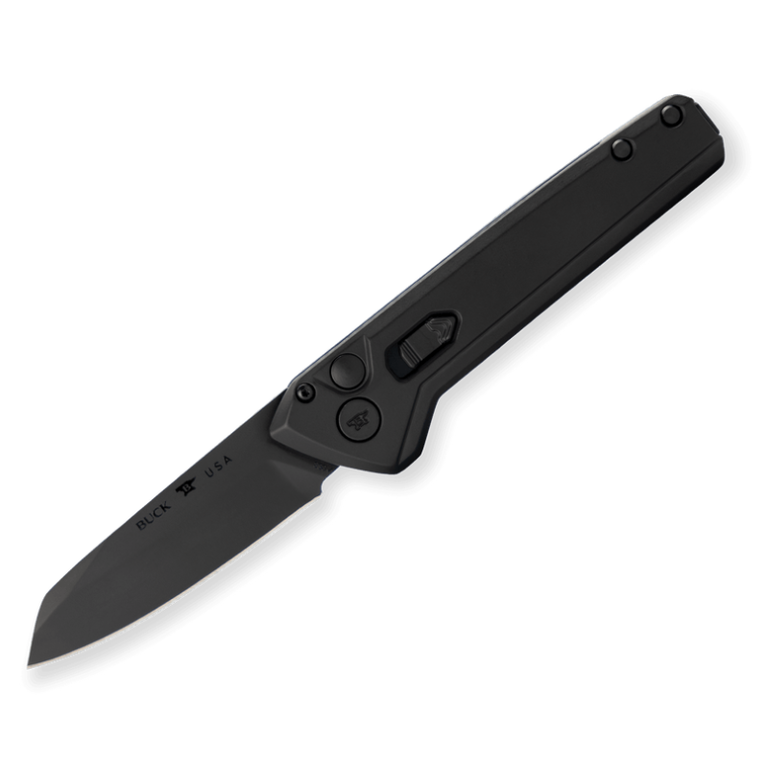 Buck Buck Wharncliffe Deploy Auto Knife - Black