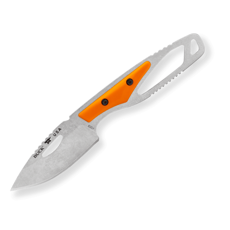 Buck Buck PakLite Hide Knife - Orange Nylon