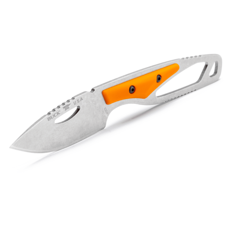 Buck Buck PakLite Hide Knife - Orange Nylon