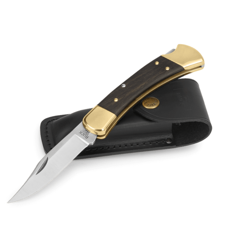 Buck Buck 110 Folding Hunter Knife - Ebony/Brass